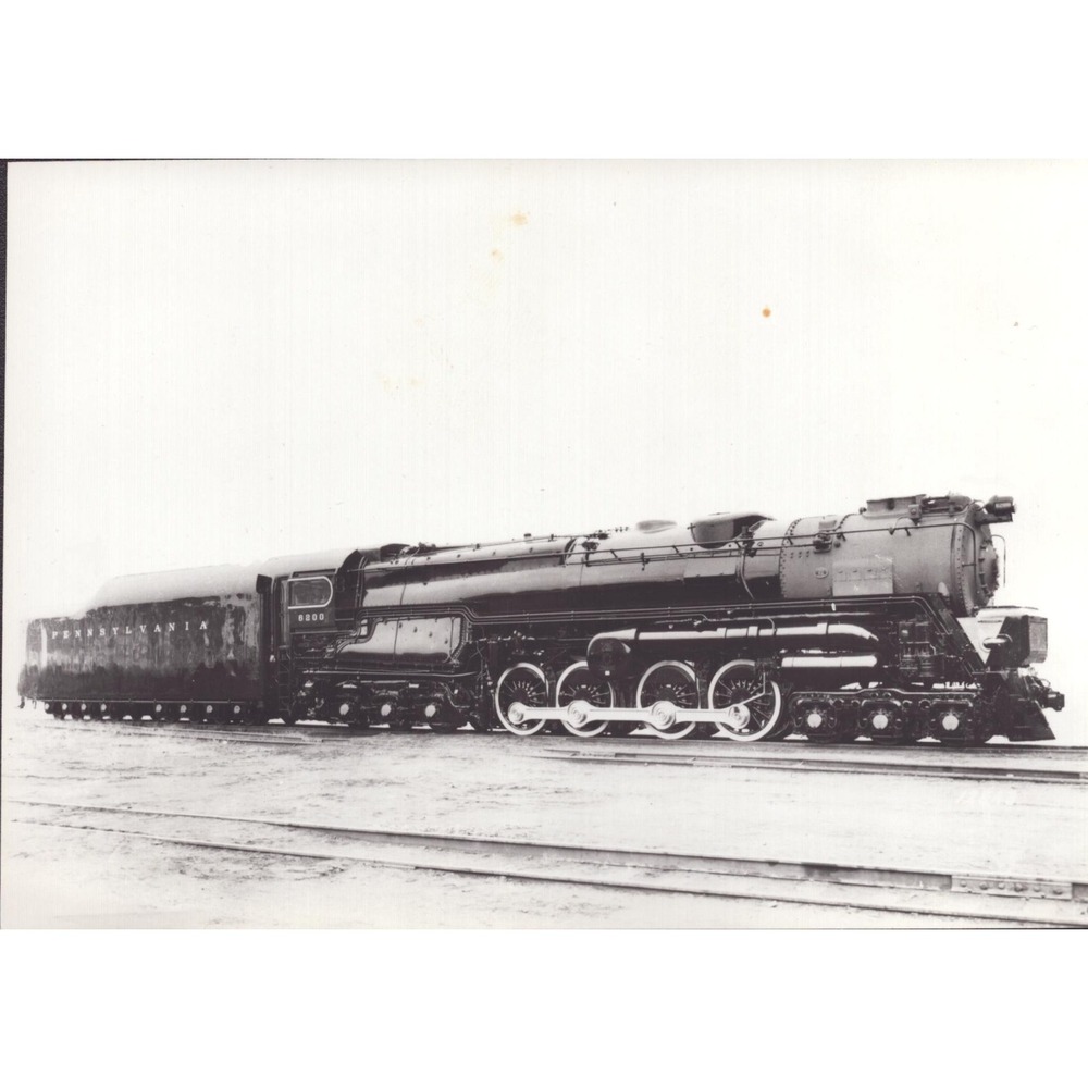 PRR Pennsylvania Railroad 6200 S2 Steam Turbine Locomotive Photo Eddystone PA